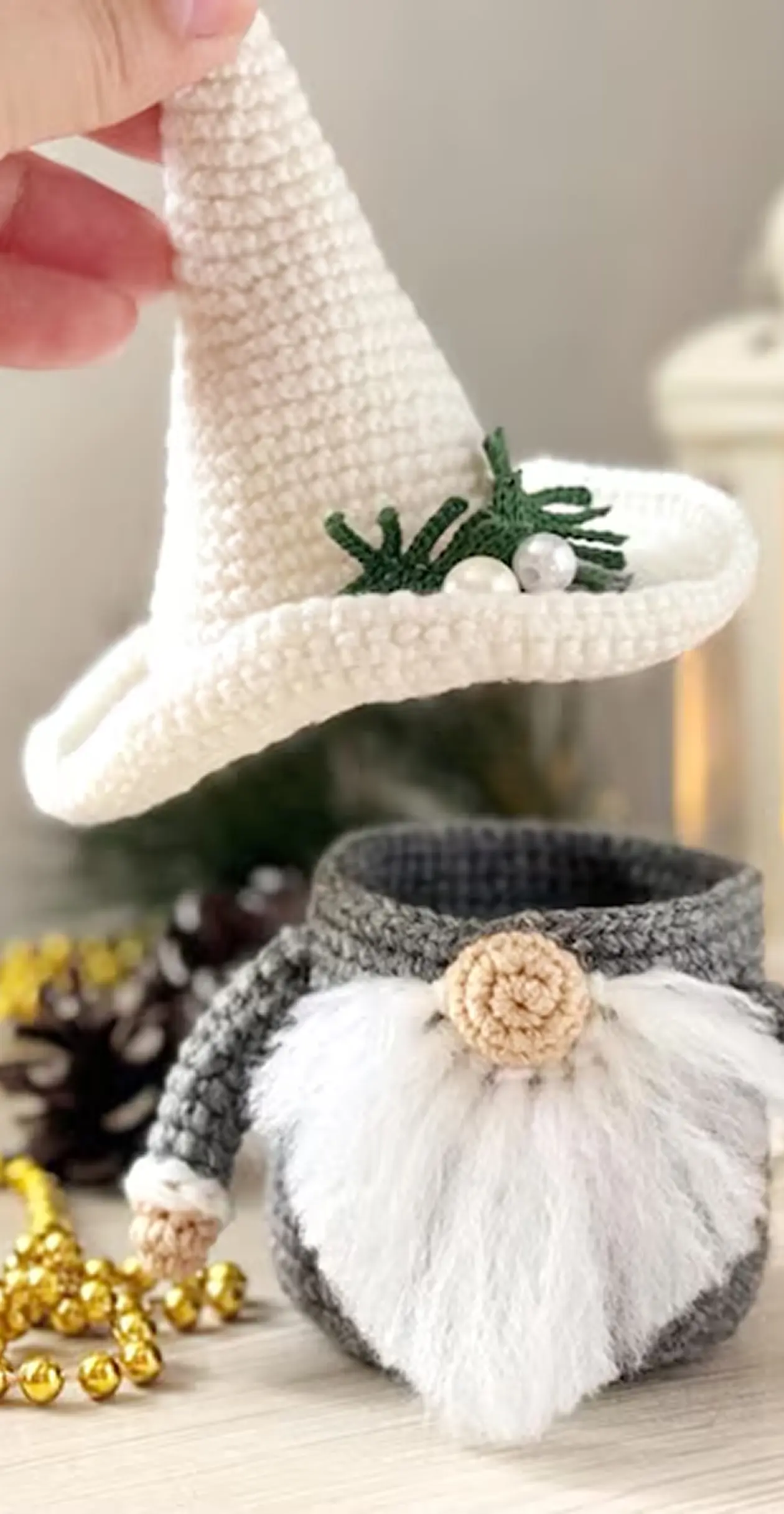 Colorful crochet and knitting crafts